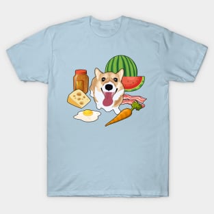 Corgi's Favorite Snacks T-Shirt